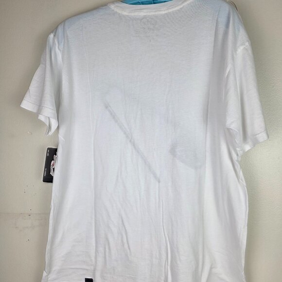 Evol Enterprises Men's White Safety Pin Tee Shirt Size Large NWT - Picture 6 of 6